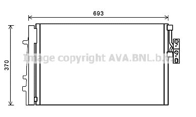 AVA QUALITY COOLING Lauhdutin, ilmastointilaite BW5479D